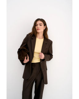 Жакет THE VERY 2418 шоколад  фото 6