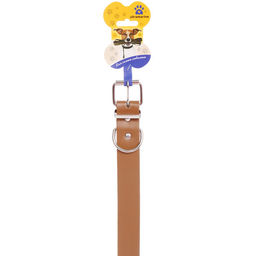 Цена за 3 шт. Ошейник для собак из искусственной кожи "Стильный БРО", цвет коричневый, 3*62см (бирка)