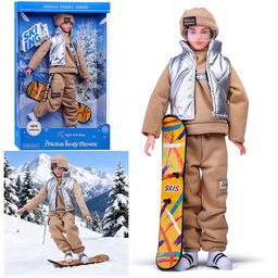 Кукла "Зимнии каникулы" с аксессуарами, в коробке