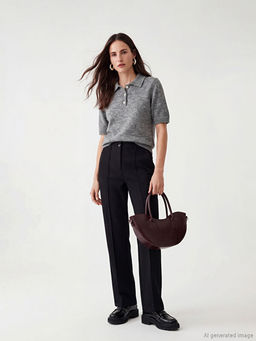 Dar Fit Geni? Pa?a Kad?n Pantolon