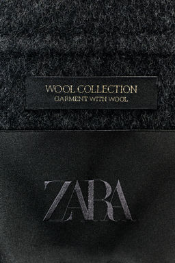 ZW COLLECTION CROPPED WOOL COAT - Zara фото 9