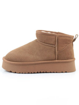 04-PF8520-2 LT. BROWN Угги женские (натуральная замша, 100% шерсть)