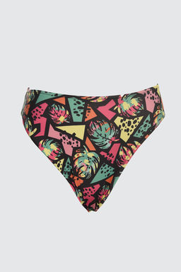 TRENDYOLMILLA Zebra Desenli Yuksek Bel Regular Bikini Alt? TBESS21BA0320  фото 14