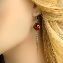 Серьги из муранского стекла FLORENTINA LS3021