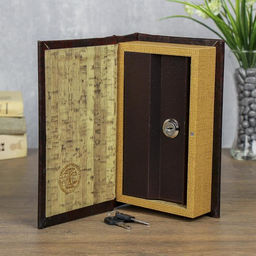 Шкатулка книга-сейф «Мой капитал», дерево, 21×13×5 см