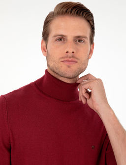 Vi_ne Slim Fit Bal_k__ Yaka Basic Triko Kazak - Pierre cardin фото 2