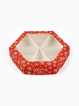 Цена за 5 шт. Коробка складная «Новогодних чудес», 20×23×4 см