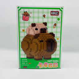 Конструктор XINZ из миниблоков - Мама Капибара 1449 дет. (арт. 5098)