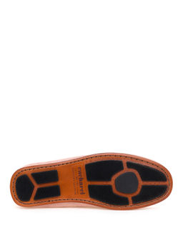 Pudra K_sele Taban %100 Deri Loafer Ayakkab_