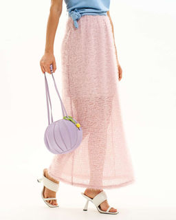 Юбка из сетки с ворсом VU001