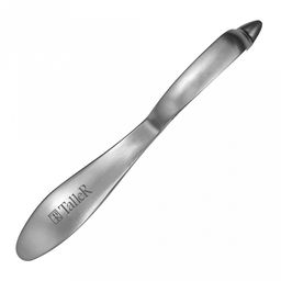 Овощечистка TalleR 17х2,2х1,9см, цинковый сплав, никелированная матовая поверхность, продольное лезвие из стали 4см, плавающее, двухстороннее, на картоне (Китай) - Домашняя мода фото 3