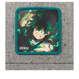 Бейсболка CAPSLAB арт. CL/MHA/1/CT/DEK My Hero Academia Deku (светло-серый)  фото 4