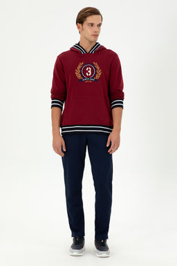 Мужской бордово-красный свитшот Неожиданная скидка в корзине - U.s. polo assn фото 4