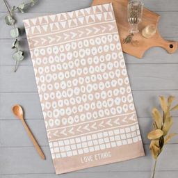 Цена за 2 шт. Полотенце кухонное Доляна LOVE ETHNIC, 35х60 см, 100% хлопок, 160г/м2