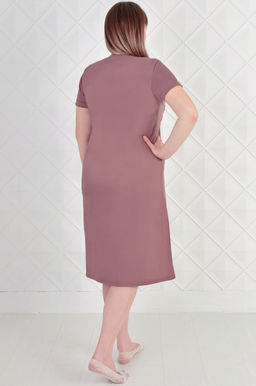 Арт. 4125 Туника женская 50-58 (5 шт) Цвет:кофейный - Калинка фото 3