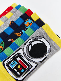 Desenli Erkek ?ocuk Patik ?orap 7li - Waikiki фото 3