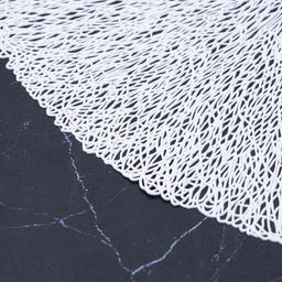 Набор салфеток сервировочных на стол Доляна Соломка, d=38 см, 4 шт, цвет светло-серый  фото 10