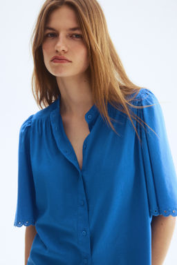 Blusa en mezcla de algod?n