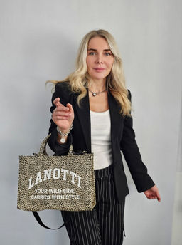 Сумка Lanotti WILD SIDE 2504-2/бежевый леопард