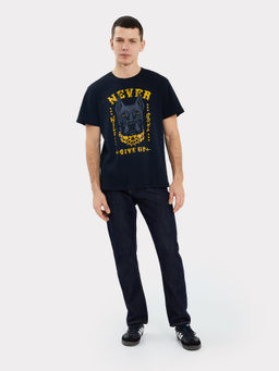 Футболка мужская черная с печатью черный +печать3 111831 - Mark formelle фото 2