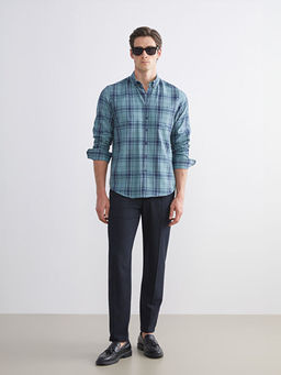 Regular Fit Uzun Kollu Ekose Arm?rl? Erkek G?mlek