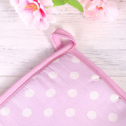 Цена за 5 шт. Прихватка 18×18 см, бязь 140 г/м², 100% хлопок, МИКС