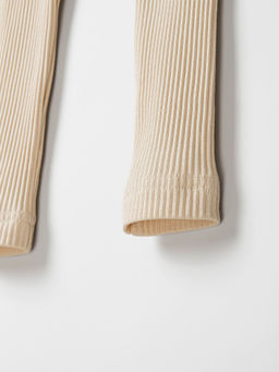 Лосины Крем-брюле в рубчик - Bungly фото 5