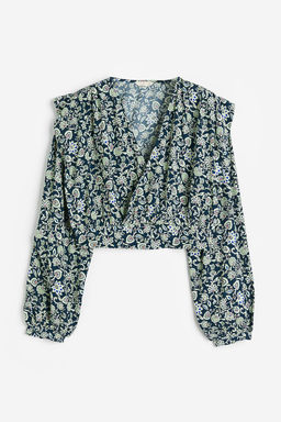 Blusa cruzada oversize