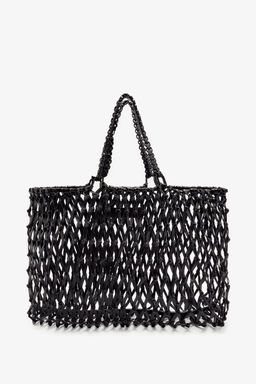 LIMITED EDITION LEATHER BRAIDED MAXI SHOPPER - Zara фото 2