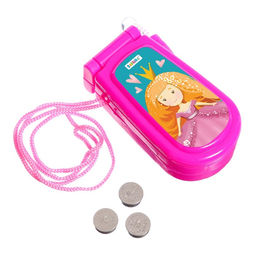 Музыкальный телефончик «Принцесса», световые эффекты, МИКС