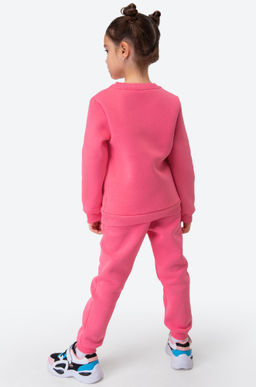 Теплый костюм для девочки из футера с начесом Bonito  фото 4