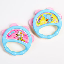 Погремушка - бубен Друзья, герои МИКС, Крошка Я  фото 2