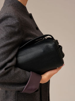 Кожаная сумка Solea DBR 31365 черный  фото 4