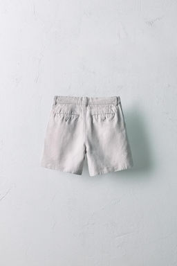 6-10 YEARS/ LIMITED EDITION LINEN BLEND BERMUDA SHORTS - Zara фото 2