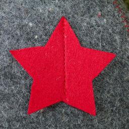 Шапка для бани и сауны Будёновка, полиэфир, шерсть, серая