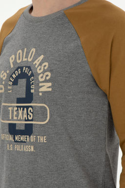 Мужской свитшот антрацитового меланжа Неожиданная скидка в корзине - U.s. polo assn фото 7