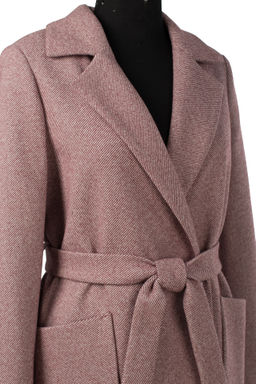 Пальто женское демисезонное (пояс) - El podio фото 9