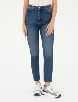 A__k Mavi Mom High Waist Fit Jean Pantolon