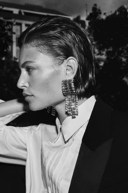 Camisa de esmoquin oversize - H&m фото 4