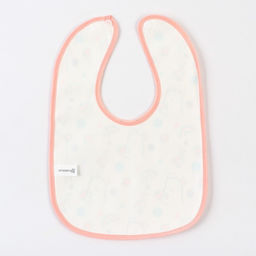 Цена за 10 шт. Нагрудник детский Крошка Я (фасовка 10 шт., розовая окантовка)  фото 3