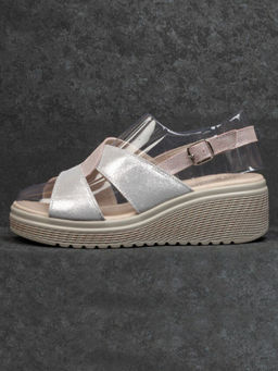 08-EDT60651-20B100M WHITE/GREY Босоножки (натуральная кожа) - Фабричный китай фото 12