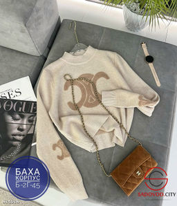 Свитер женский с рисунком - Bruno фото 2