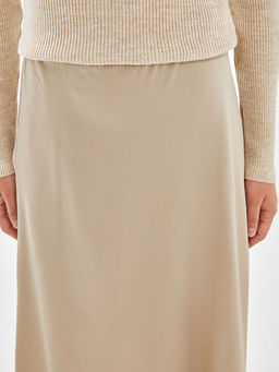 Dar Fit Saten Kad?n Etek