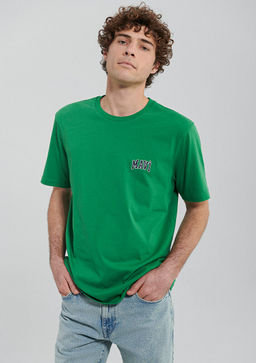 Mavi Logo Bask?l? Yesil Tisort