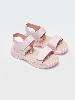 Bask?l? C?rt C?rtl? K?z ?ocuk Sandalet