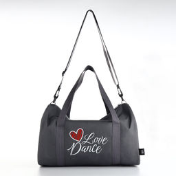 Сумка спортивная TEXTURA, на молнии с подкладкой, длинный ремень, маленький размер, серая