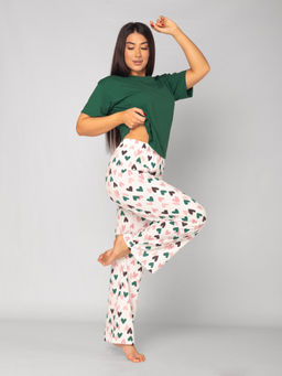 Костюм женский кулирка с брюками ФЛИРТ ЗЕЛЕНЬ - Domtrik фото 3