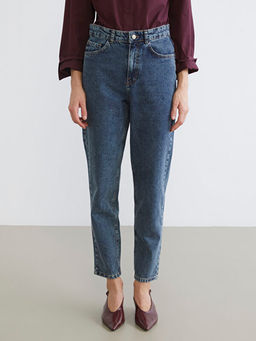 Mom Fit Kad?n Jean Pantolon