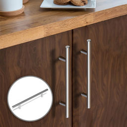 Цена за 3 шт. Ручка-рейлинг CAPPIO FRIDA, нержавеющая сталь, d=12 мм, м/о 160 мм, цвет матовый никель