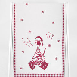 Полотенце 5с22.312ж1 Гусь-заводила(ДТЭ бордовый) 50х180 см